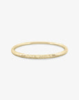 Statement Hammered Round Bangle (4mm wide) - Ativa Jewellery