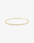 Dainty Hammered Round Bangle (2mm wide) - Ativa Jewellery