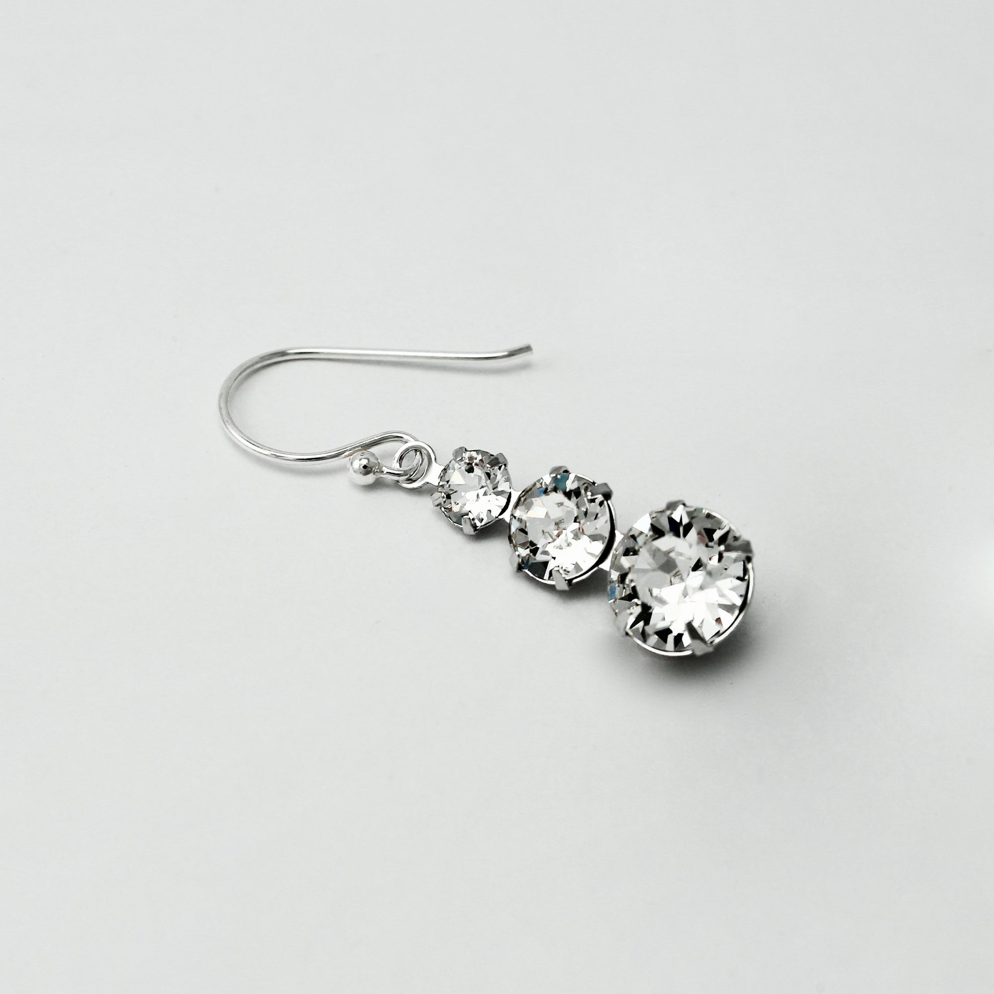 Cha-cha-cha Crystal 3 Tier Drop Earrings