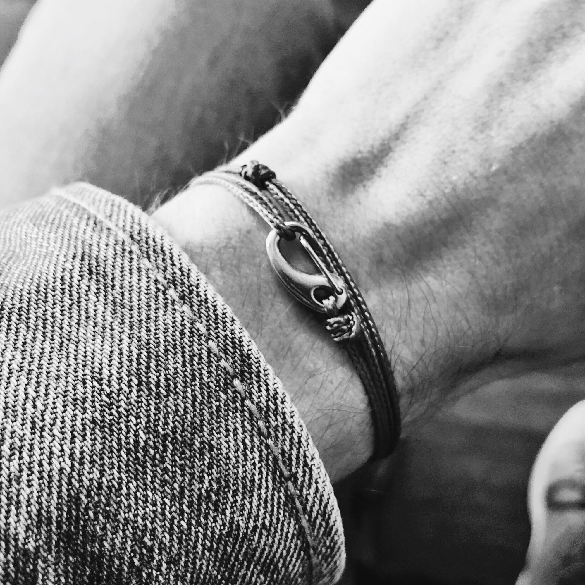 Mens | Micro Cord Adjustable Bracelet in Camo