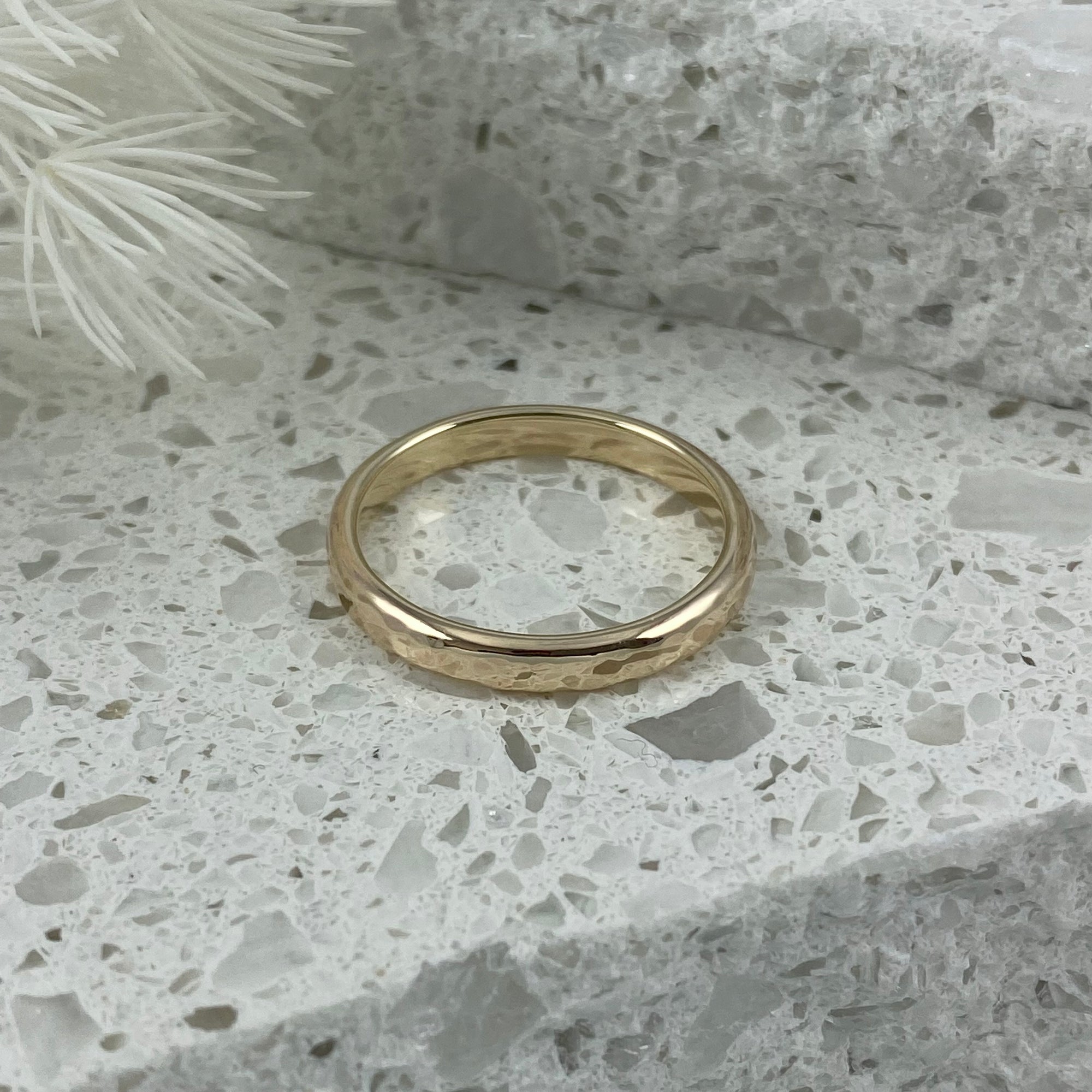 Classic Hammered Ring Band